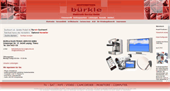 Desktop Screenshot of buerkleshop.de